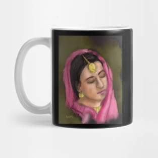 Punjabi Girl in Pink Mug